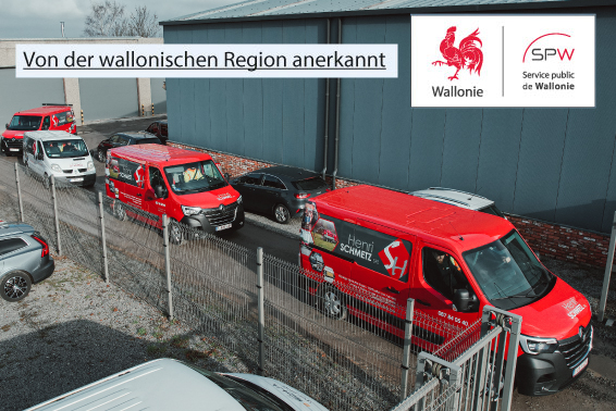 Von der wallonischen Region genehmigte Abwasserleitungen für Wasserläufe