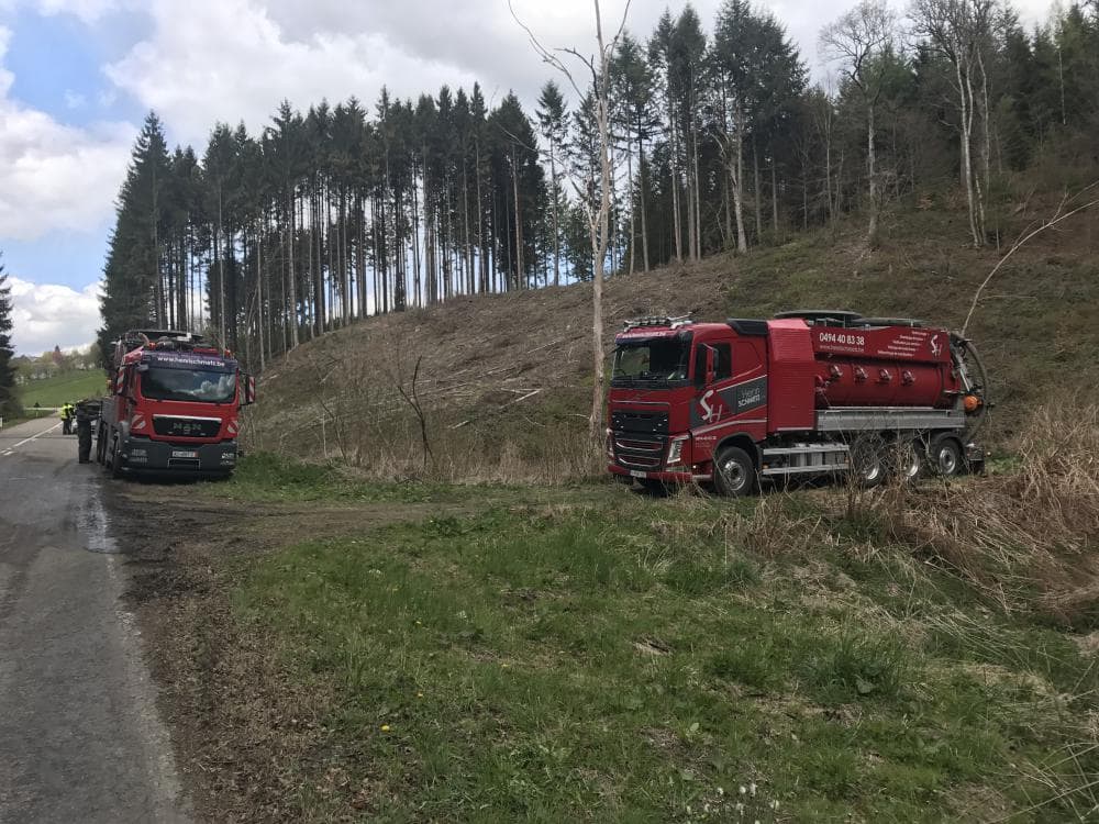 Nettoyage de fossés et d'avaloirs dans la région d'Aywaille