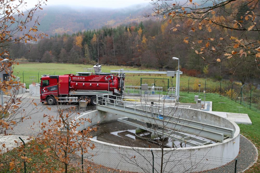 Pompage en station d'épuration