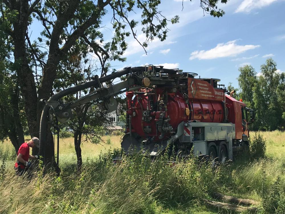 Curage avec recycleur d'eau